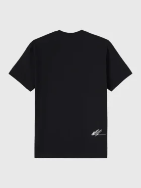 Rear profile of the OVO Tyson OG Photo T-Shirt showcasing its seamless construction and tidy finish.