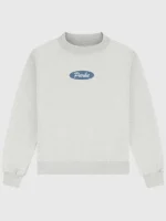 Complete silhouette of the Parke Signature Patch Mockneck Sweatshirt.