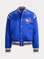 Stylish lifestyle look of the Polo Ralph Lauren Blue Jays Jacket.