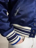 Close-up view of the Polo Ralph Lauren Red Sox Jacket.