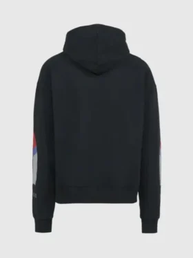 Rhude Yacht Club Hoodie Black Back View