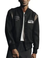 Seahawks Parade Varsity Jacket Front View