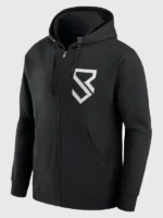 Direct front profile of the Seth Rollins Burn It Down Hoodie.