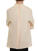 Clean rear perspective of the Straight White Jacket Costume.