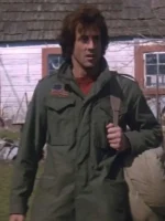 Direct front profile of the Sylvester Stallone M65 Field Jacket.