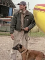 The Dog Stars Jacob Elordi Cotton Jacket view look showing full styled outfit and wearable appeal