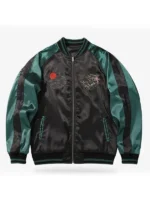 Tiger Sukajan Jacket view look showing full shape, smooth fit, and bold embroidered style