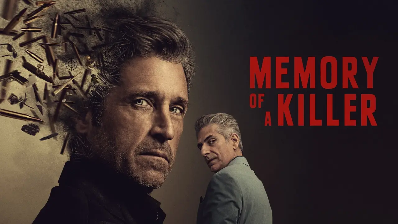 Memory of a Killer cast outfits featuring the lead character in a dark jacket and a supporting character in a grey blazer from the Fox series