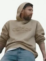 Lionel Messi Adidas Backyard Legends World Cup Hoodie close up