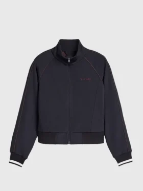 Adidas x Wales Bonner x Y-3 Black Track Jacket Front View