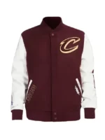 Cleveland Cavaliers Classic Varsity Jacket front look showing full front style and clean fit
