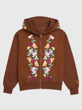Eras Tour Acoustic Piano Zip Up Hoodie Front View