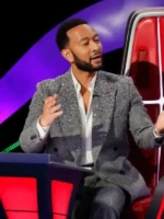Finale John Legend Sequin Blazer Front View