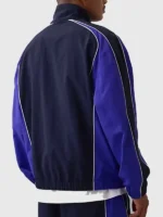 Gap × Awake NY Track Jacket back view showing rear structure, sleeve shape, and relaxed track fit
