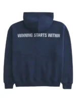 Hollister x Kappa Boxy Zip-Up Logo Graphic Hoodie Back View