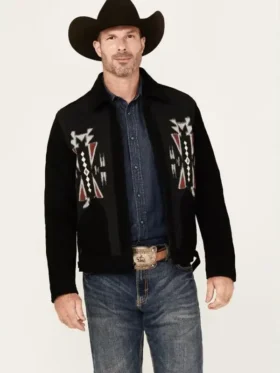 JW Griffin Puebla Suede Zip Jacket view look showing suede texture, zip design, and clean fit