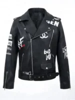 Jesse Rutherford The Neighbourhood Leather Jacket front look showing clean fit and leather style
