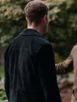 Tracker S03 Justin Hartley Black Suede Jacket back view