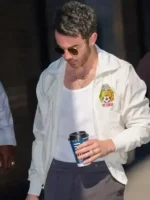 Mexico Tour 2026 Kevin Jonas White Jacket view look showing white jacket shape, sleeve design, and clean styling