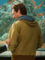 Remarkably Bright Creatures 2026 Lewis Pullman Hooded Jacket back view