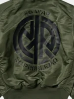 NO PROBLEMO X ALPHA NO WAR MA-1 JACKET DESIGN LOOK