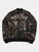 NY METS X ALPHA X NEW ERA MA-1 BOMBER JACKET BACK VIEW