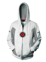 Portal 2 Turret Hoodie view look showing hooded shape, sleeve design, and clean casual fit
