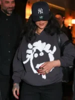 Rihanna BadGalRiri Hoodie At rihanna r20 merch hoodie front view showing clean design, hood detail, and sharp fit