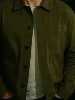 S02 David Giuntoli Green Jacket view design showing green color, collar, and clean jacket fit
