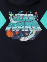 Star Wars Throwback Boba Anorak Jacket back design showing rear artwork and clean detail