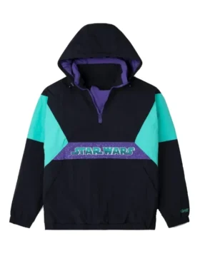 Star Wars Throwback Boba Anorak Jacket view look showing full shape and anorak styling