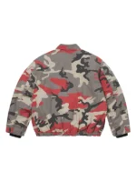 Supreme Cordura Twill Utility Jacket camo back view showing rear shape and camo finish