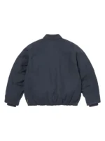 Supreme Cordura Twill Utility Jacket navy back view showing rear shape and clean finish