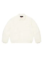 Supreme Cordura Twill Utility Jacket white front view showing clean structure and utility fit