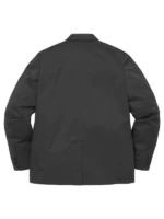 Supreme Sea Island Cotton Suit black back view showing rear shape, clean fit, and smooth finish