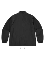 Supreme Spellout Coaches Jacket black back view showing rear design and smooth finish