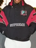 Supreme x SALEM Black and Red Pullover Jacket