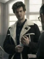Hughie Campbell The Boys S05 Shearling Leather Jacket outfit look