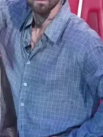 The Voice S27 Adam Levine Check Shirt Close-Up