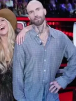The Voice S27 Adam Levine Check Shirt Front View