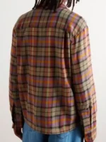 The Voice S27 Adam Levine Plaid Shirt Back View