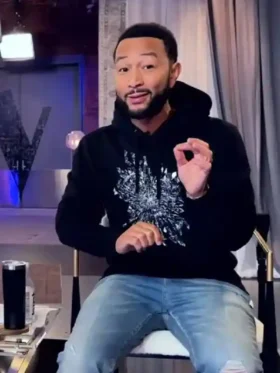 The Voice S27 John Legend Black Hoodie View