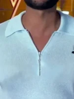 The Voice S27 John Legend Knitted Polo Shirt Close-Up