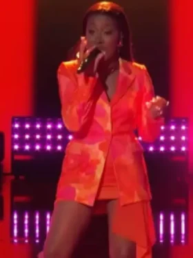 The Voice S27 Kaiya Hamilton Jacket front view showing clean design and sharp fit