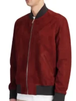 The Voice S27 Michael Buble’s Bomber Jacket side view showing profile shape and clean fit