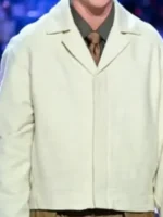 The Voice S28 Aiden Ross Jacket close-up showing fabric texture, stitching, and fine details
