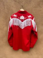 The Voice S28 Finale Reba McEntire Fringe Shirt back view showing rear shape and clean finish