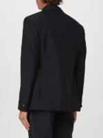 The Voice S28 Michael Buble Satin Lapel Blazer back view showing rear shape and smooth finish