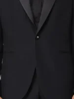 The Voice S28 Michael Buble Satin Lapel Blazer close-up view showing texture and lapel detail