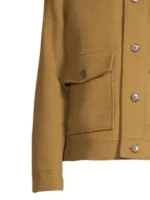 The Voice S28 Revel Day Brown Wool Jacket style view showing brown wool material and casual jacket look